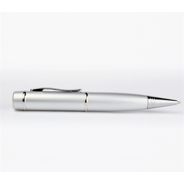 Metal combination pen and USB flash drive in black or silver... from ASI 37218 Athena Promo (tm)