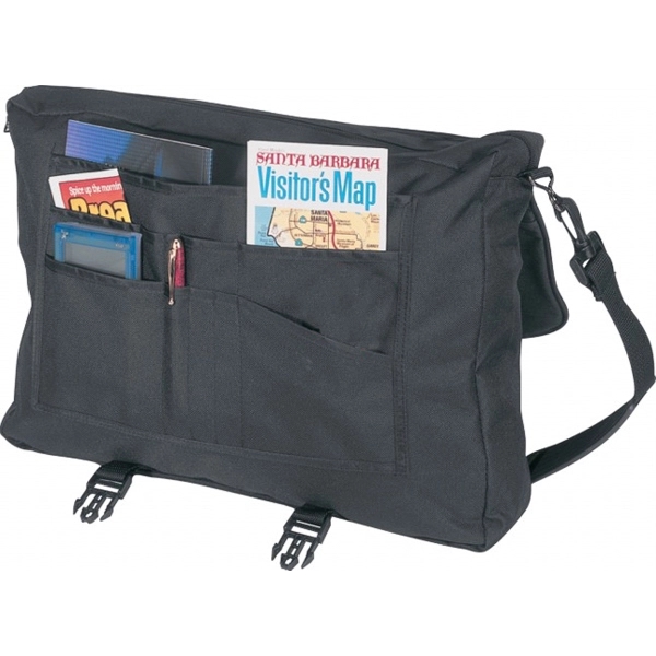 Portfolio bag with front panel organizer and detachable shoulder strap.... from ASI 34046 Allcasion Travelware Co