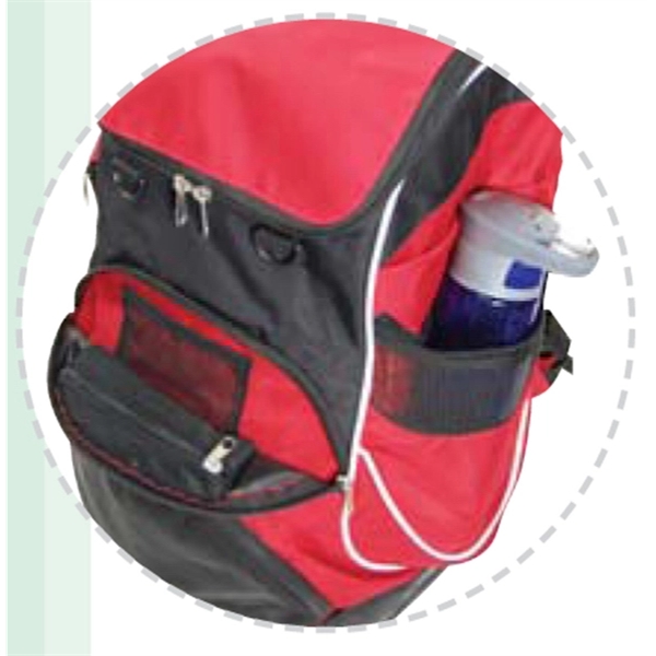 Swimmer/team sport backpack in 420 denier ripstop polyester.... from ASI 34046 Allcasion Travelware Co