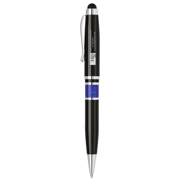 Brass twist ballpoint pen with touchscreen stylus.... from ASI 31517 Admart Products / Admart Line