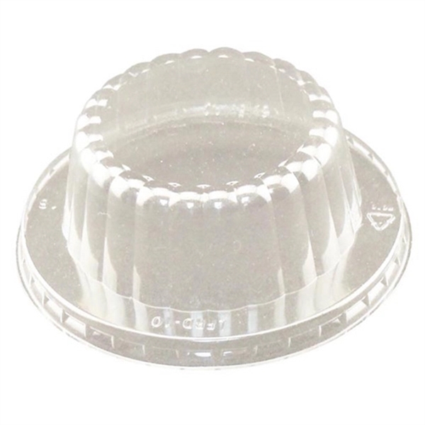 Clear plastic domed lid for foam food containers in assorted sizes.... from ASI 91880 Tranter Graphics Inc