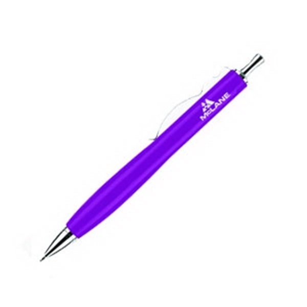 Solid brass construction push-action ballpoint pen.... from ASI 40544 Binaco / Binaline