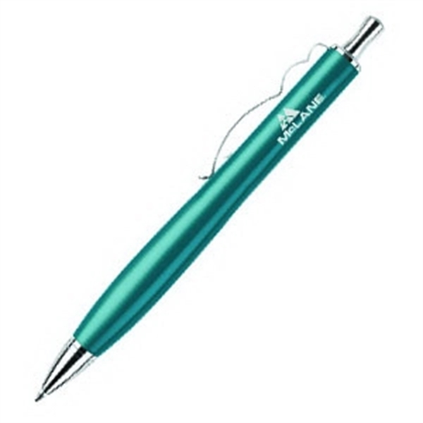 Solid brass construction push-action ballpoint pen.... from ASI 40544 Binaco / Binaline