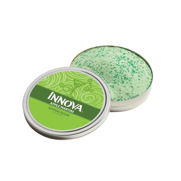 4 oz. tin of apple martini cocktail rimming sugar; includes 4-color... from ASI 71685 Midnite Snax®