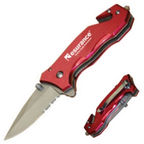 Rescue tool knife with a 2.5" blade.... from ASI 99030 Zipline / Zipline®