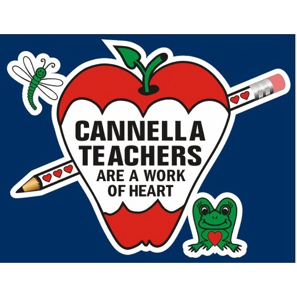 3" x 5" Static cling decal - Any perimeter die cut... from ASI 57713 Glow Promotions / Glow Promotions