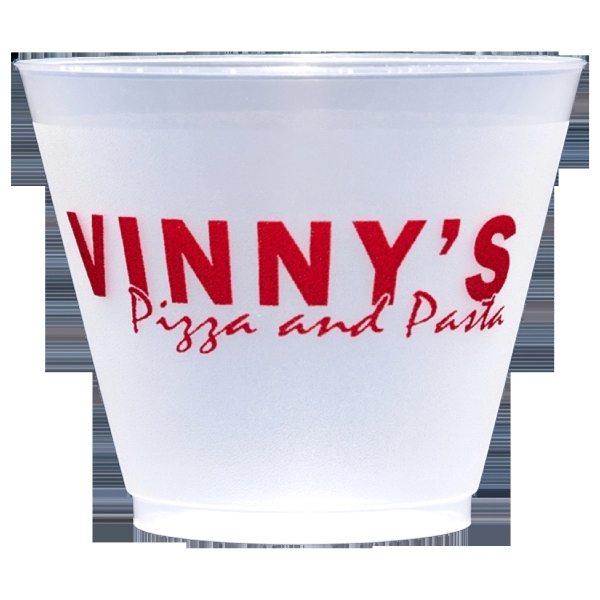 Shatterproof plastic disposable cup. Unique frosted, textured finish.... from ASI 79541 Print Appeal,Inc. / Print Appeal