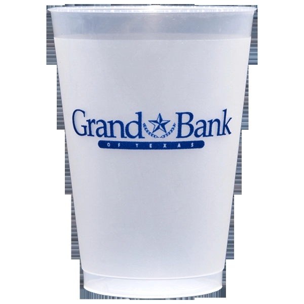 Shatterproof plastic disposable cup. Unique frosted, textured finish.... from ASI 79541 Print Appeal,Inc. / Print Appeal