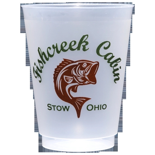 Shatterproof plastic disposable cup. Unique frosted, textured finish.... from ASI 79541 Print Appeal,Inc. / Print Appeal