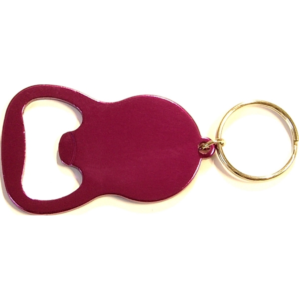Round bottle opener with split key ring.... from ASI 74585 Nu Promo International / Nu Promo Line