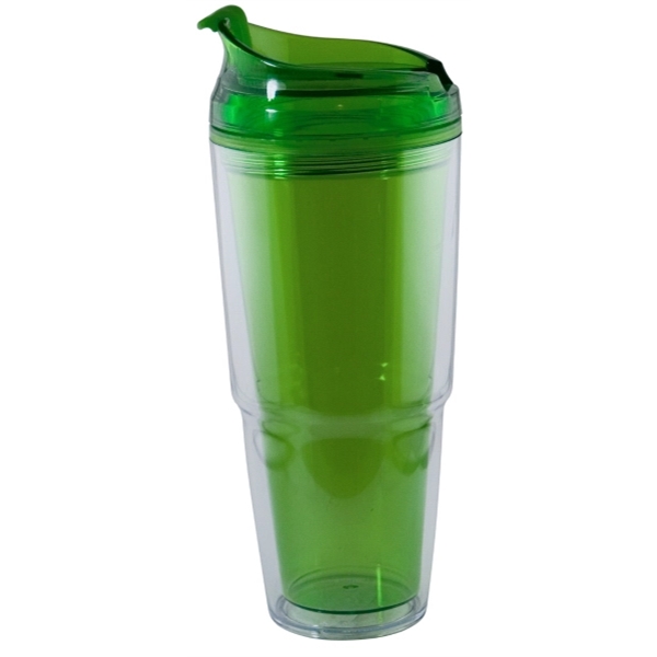 Dual tumbler with straw and flip top, 22 oz.... from ASI 99030 Zipline