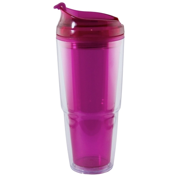 Dual tumbler with straw and flip top, 22 oz.... from ASI 99030 Zipline