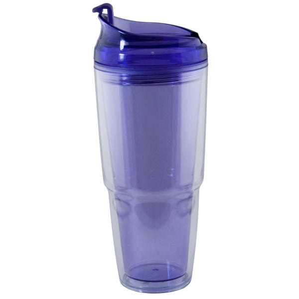 Dual tumbler with straw and flip top, 22 oz.... from ASI 99030 Zipline