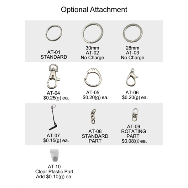 13 square inch-Design your own Custom PVC key tag, Custom PVC... from ASI 41511 Brainchild USA Inc / BrainChild Gift Club