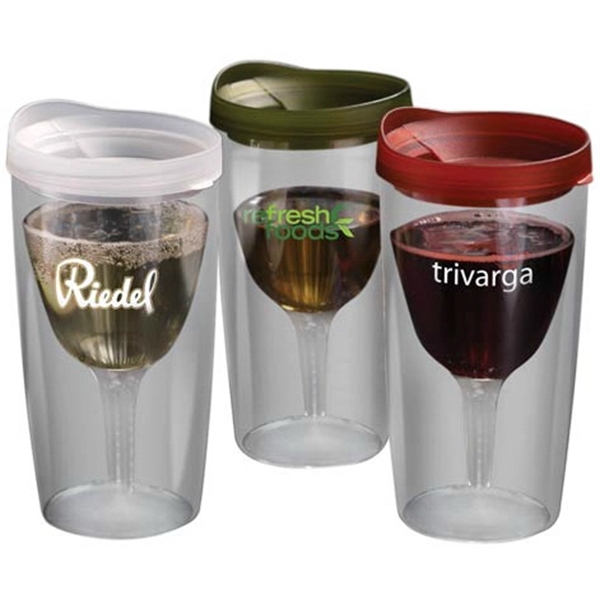 10 oz. tumbler with push-on slide lock lid and acrylic construction.... from ASI 99030 Zipline / Zipline®
