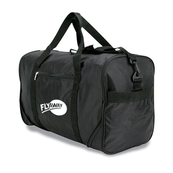 Convenient fold away duffel bag with detachable adjustable shoulder strap, front... from ASI 40544 Binaco / Binaline