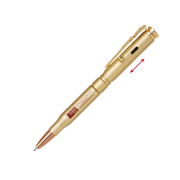 Brass bolt action bullet ballpoint pen.... from ASI 31517 Admart Products
