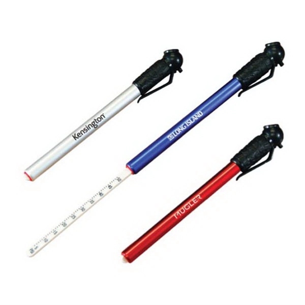 Tire gauge. Measures PSI and KG. Rubber grip and clip.... from ASI 99030 Zipline / MainStream Promotions™