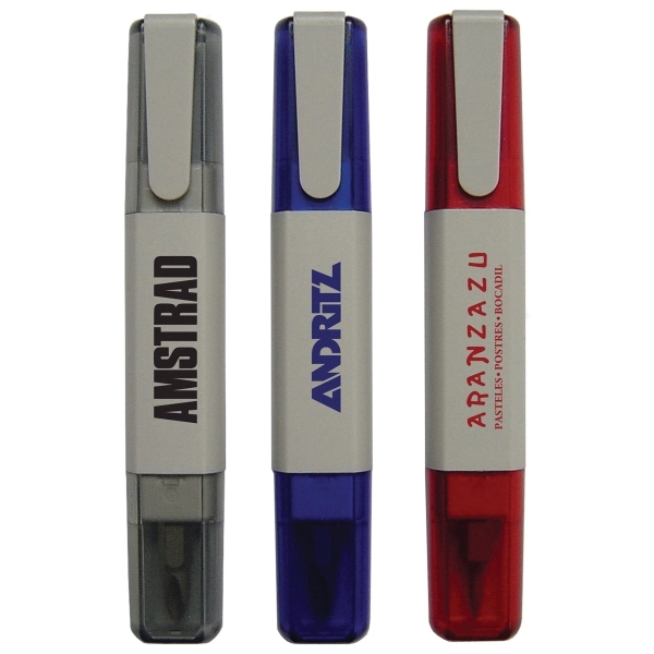 Plastic pen shaped screwdriver tool with 2 bits.... from ASI 99030 Zipline / MainStream Promotions™
