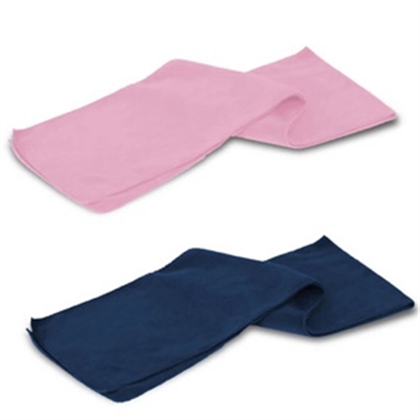 260 g/sqm stylish fleece scarf made of 100% polyester fleece.... from ASI 40544 Binaco / Binaline