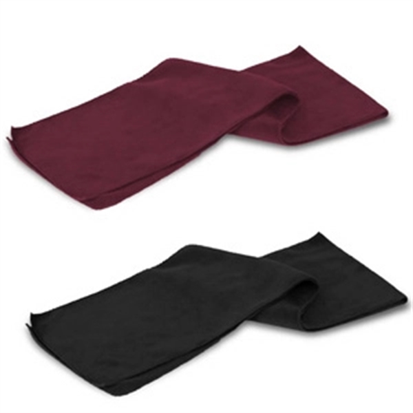 260 g/sqm stylish fleece scarf made of 100% polyester fleece.... from ASI 40544 Binaco / Binaline