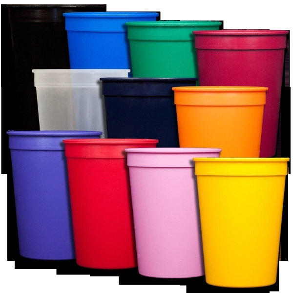 Stadium style plastic cup. Wide variety of color choices.... from ASI 79541 Print Appeal,Inc. / Print Appeal