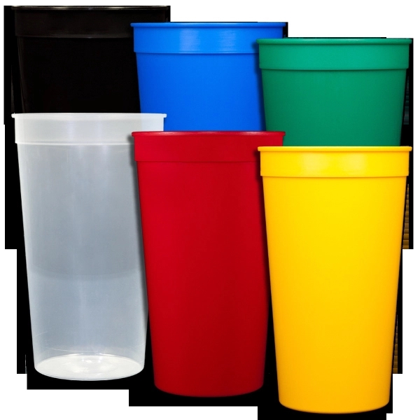 Stadium style plastic cup. Wide variety of color choices.... from ASI 79541 Print Appeal,Inc. / Print Appeal
