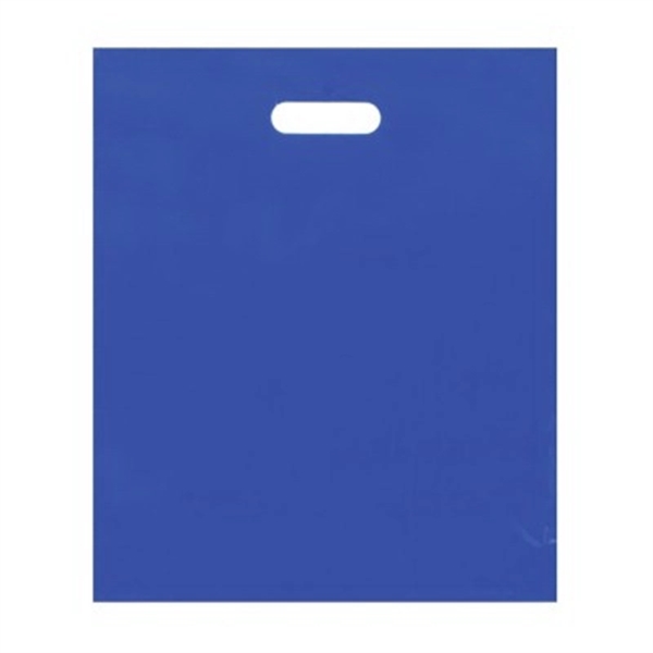 Colored Plastic Die Cut Merchandise Bag (15" x 18" + 4"... from ASI 92480 Uniflex / U F