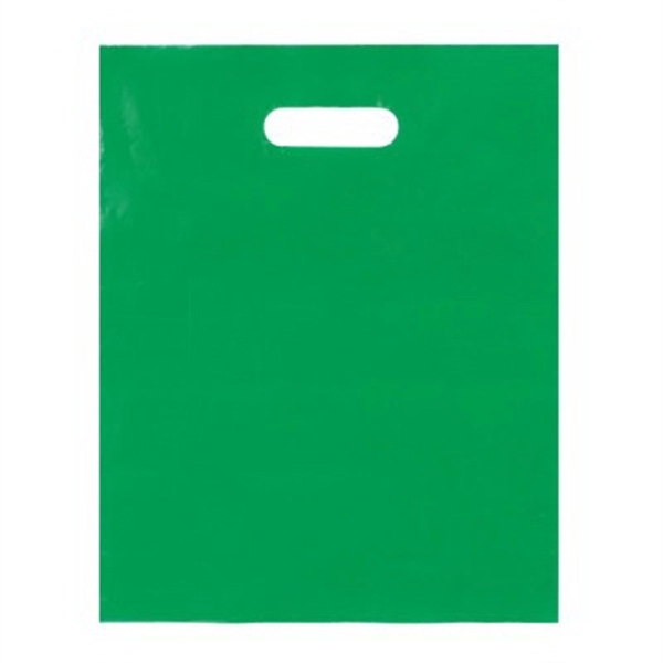 Colored Plastic Die Cut Merchandise Bag (12" x 15")... from ASI 92480 Uniflex / U F