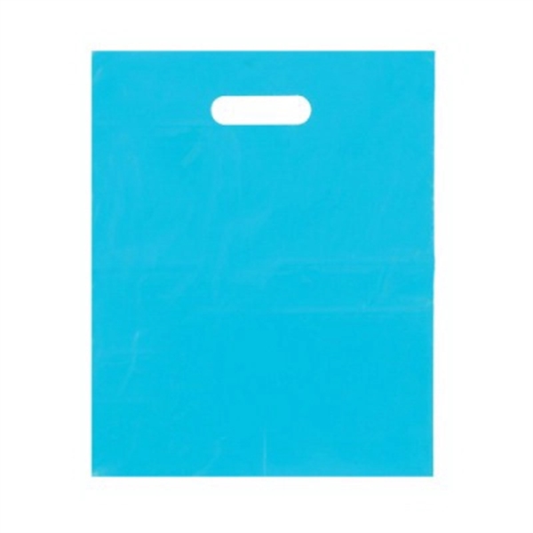 Colored Plastic Die Cut Merchandise Bag (12" x 15")... from ASI 92480 Uniflex / U F