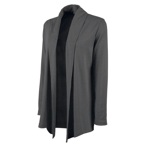 Women's cardigan wrap with asymmetrical front hem.... from ASI 44620 Charles River Apparel