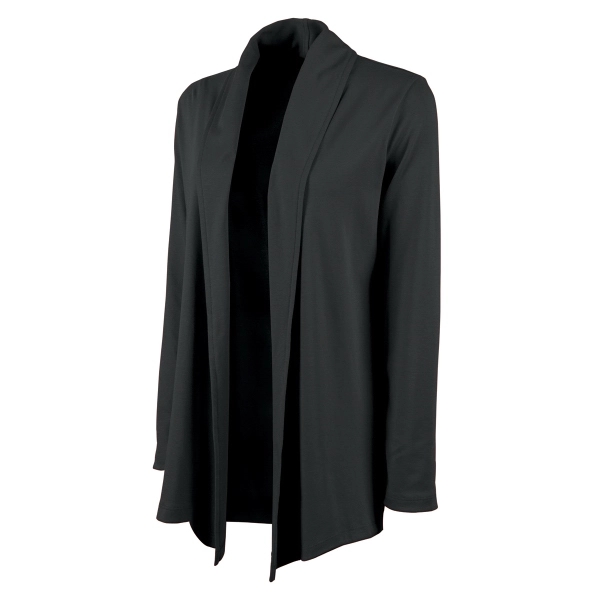 Women's cardigan wrap with asymmetrical front hem.... from ASI 44620 Charles River Apparel