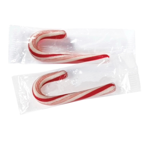 Blank mini candy cane that's the perfect extra to a new... from ASI 71685 Midnite Snax®