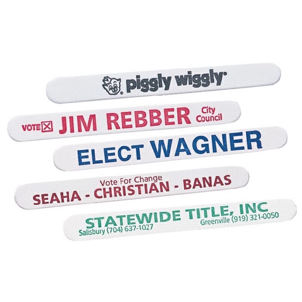 Popular and economical white emery board size is 4 7/8" x... from ASI 34326 Allen Adv Products Inc / Fingertip Line