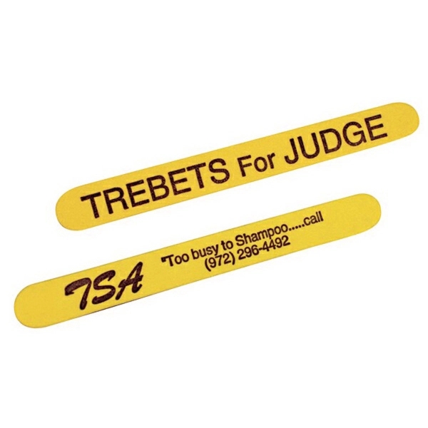 Eye Catching Yellow Emery Board comes with size of 4 7/8"... from ASI 34326 Allen Adv Products Inc / Fingertip Line