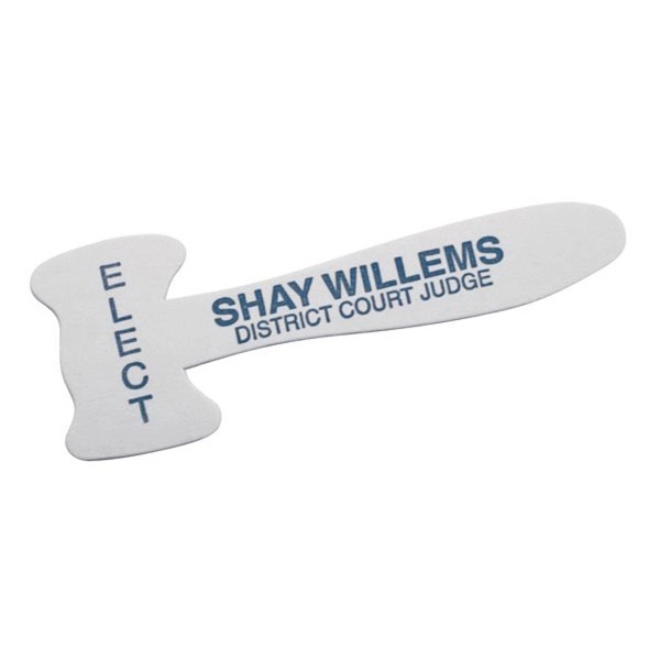 Gavel Emery Board Die-cut shapes are a clever way to add... from ASI 34326 Allen Adv Products Inc / Fingertip Line