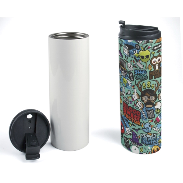 Keep your liquids hot with our stylish 18 oz double-walled stainless... from ASI 77988 Photo USA Corp / Photo USA