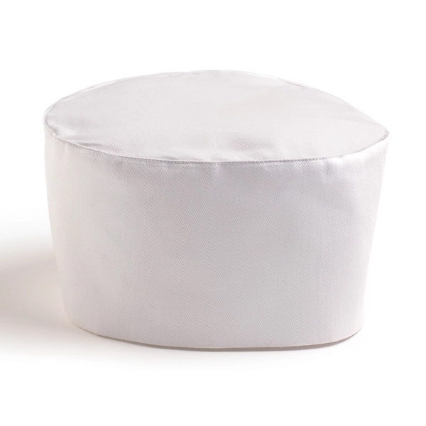 White culinary baker's cap with expandable elastic back.... from ASI 98085 Wolfmark
