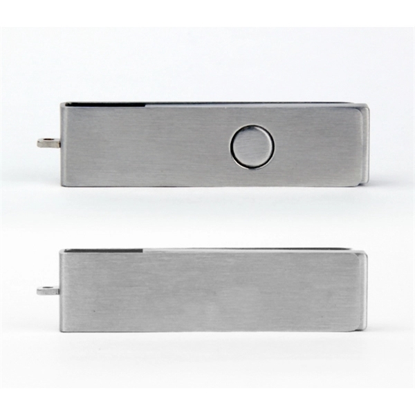 Metal swivel USB 2.0 flash drive that measures 51 x 14... from ASI 37218 Athena Promo (tm)