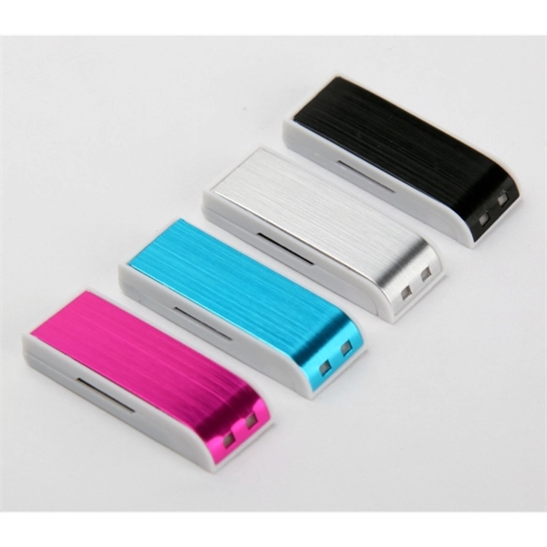 Retractable chip-on-board exposed USB 2.0 flash drive with several memory capacities... from ASI 37218 Athena Promo (tm)