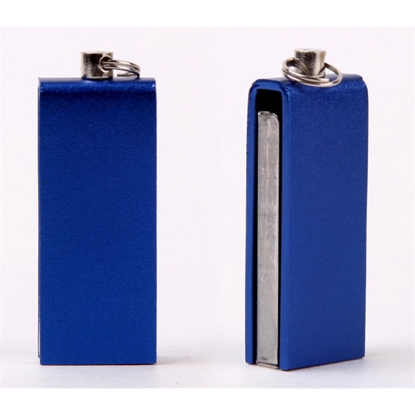 Metal, rectangular, mini swivel USB 2.0 flash drive available in capacities... from ASI 37218 Athena Promo (tm)