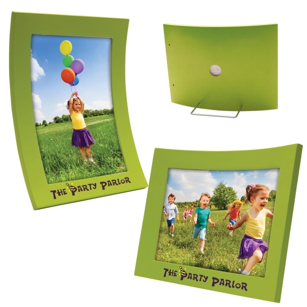 4" x 6" curved wooden frame with acetate front and metal... from ASI 62190 Illini