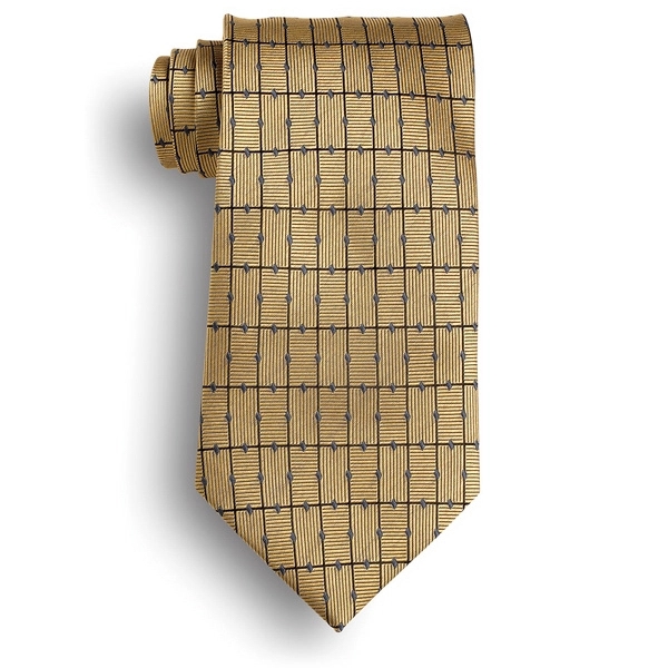 Bronze woven silk tie.... from ASI 98085 Wolfmark