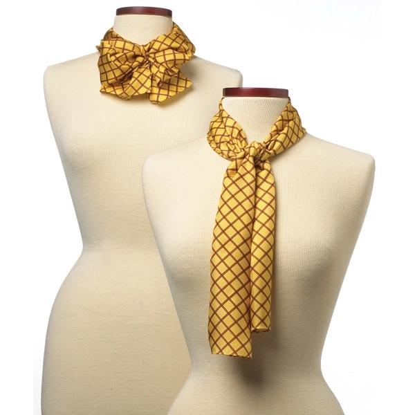 Yellow gold 8" x 45" wet dyed silk scarf.... from ASI 98085 Wolfmark