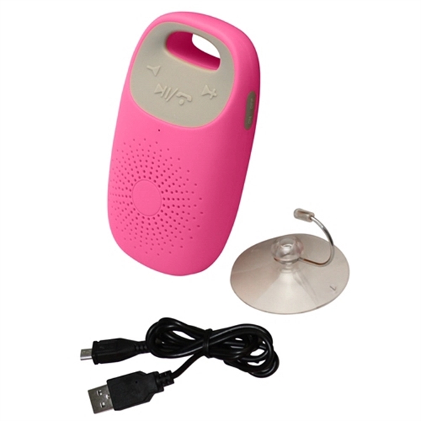 AQUA "PHUSIC" Waterproof Bluetooth Speaker with Speakerphone Function... from ASI 31570 Advantage Industries / AdVantage Line®