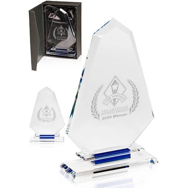 Blue Accent Glass Trophies... from ASI 39552 BEL Promo