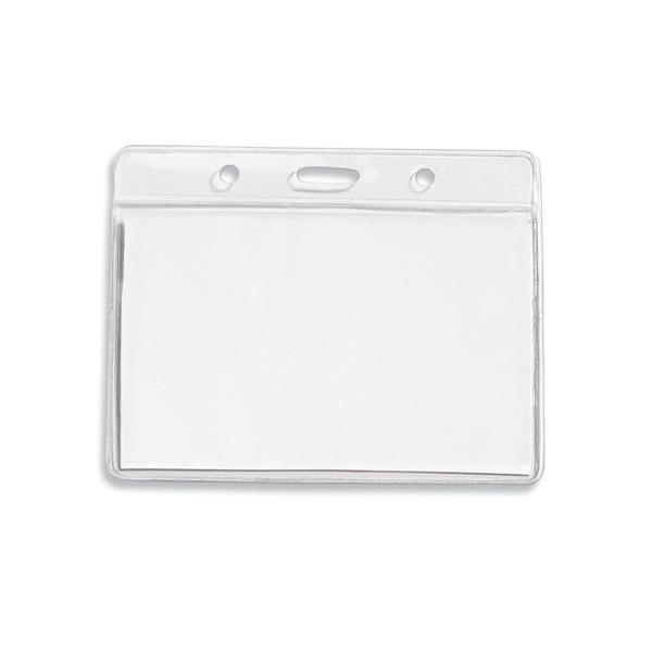 4 5/16" x 3 7/18" clear vinyl badge holders.... from ASI 62660 Innovation Line