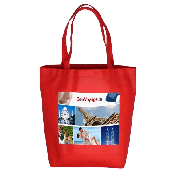 15" x 14" x 5" 80GSM non-woven polypropylene tote bag with... from ASI 62660 Innovation Line