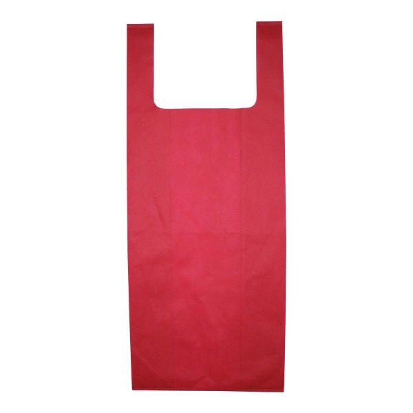 T-shirt style grocery shopping bag made of non-woven recyclable polypropylene.... from ASI 62660 Innovation Line