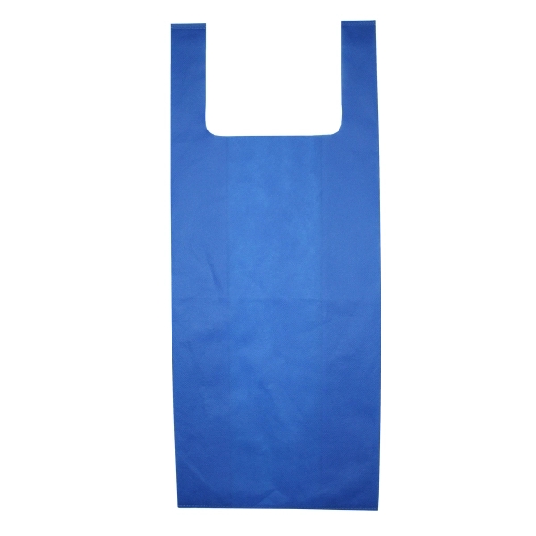 T-shirt style grocery shopping bag made of non-woven recyclable polypropylene.... from ASI 62660 Innovation Line